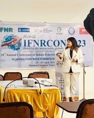 Speaker Faculty – “Indian Federation of Neuro- Rehabilitation Conference 2023”.